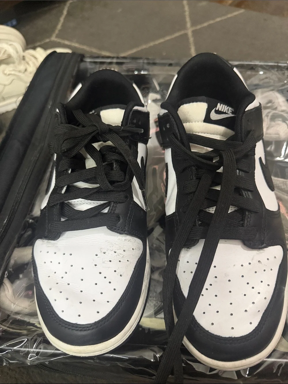 Nike Black and White Low-Top Sneakers